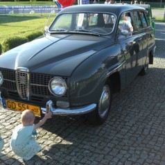 Saab 95 z 1966 r. – szwedzka rajdówka Dariusza Kamińskiego